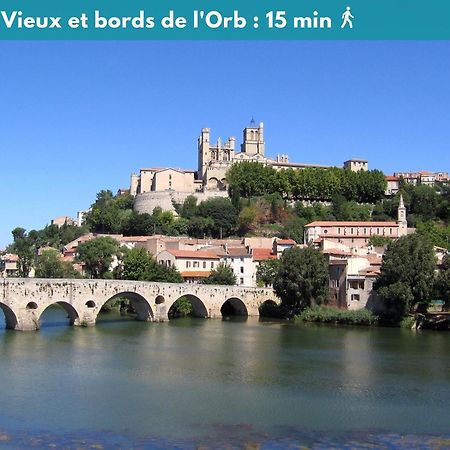 Elegant Studio Climatise 'Alma 2' - Coeur De Beziers - Wifi Fibre - Netflix Exterior foto